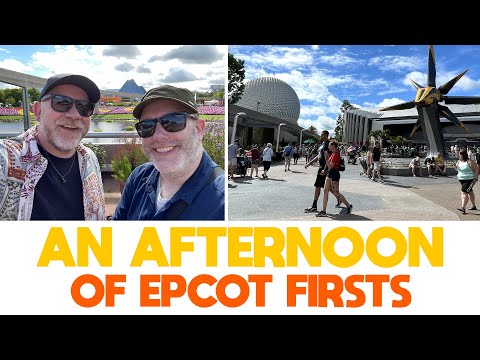 An Afternoon of EPCOT Firsts || How Whirly is Guardian’s Cosmic Rewind? 💫 || Trying School Bread 🤢