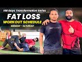 Full Week Gym Workout Plan | Fat loss | Panghal Fitness | 100 Days Transformation Challenge