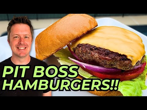 Perfectly Grilled HAMBURGERS on a PIT BOSS | Pellet Grill Burgers