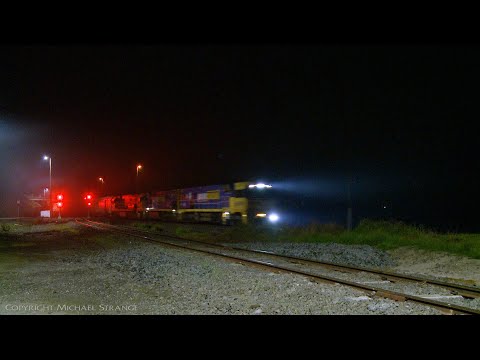 5PM5 Freight Train In Light Fog (2/8/2020) - PoathTV Australian Railways
