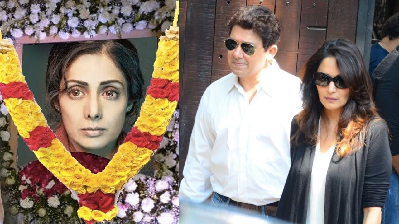 Emotional Madhuri Dixit Breaks Down At Sridevi's Funeral In Mumbai