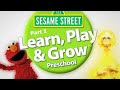 Sesame Street Learn Play Grow Preschool PC Game 2007 Yan TV Play Through Part 1