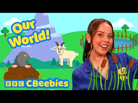 Time to Play Our World  🌍🐐| CBeebies House Fun with Evie and Friends 🌈✨