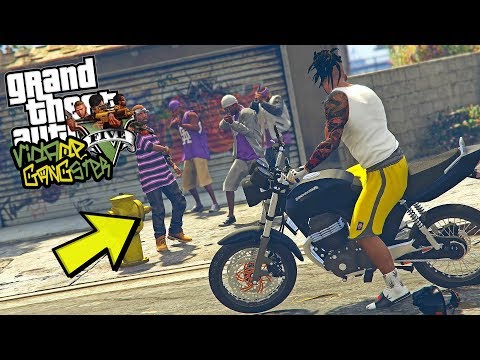 GTA V : VIDA DE GANGSTER | Tomando a BOCA do VENDEDOR de DROGAS da FAVELA!!! | EP#03