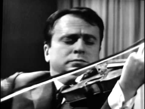 Henryk Szeryng plays Bela Bartok - Romanian Folk Dances (HQ)