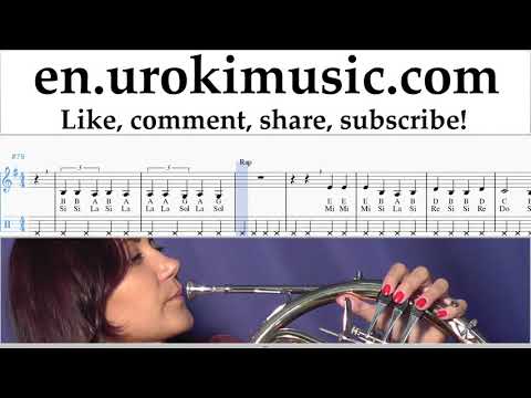How to Play French Horn Marshmello & Anne-Marie - FRIENDS Tabs um-i352