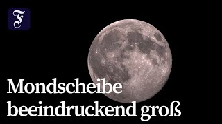 Supermond über Deutschland