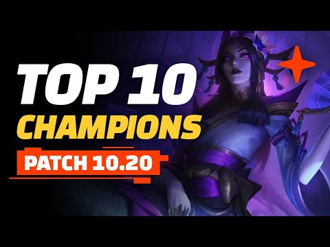 Top 10 Champions - Teamfight Tactics Patch 10.20