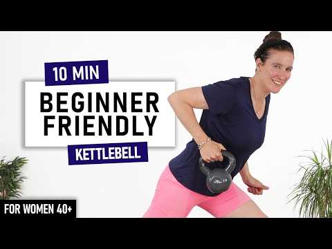 10 Minute Full Body Kettlebell Workout for Women over 40