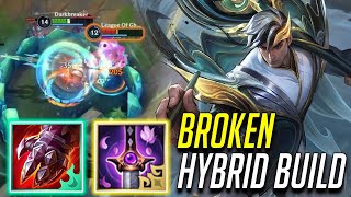 WILD RIFT JARVAN INSANE HYBRID BUILD LETHALITY + TANKY COMBINED