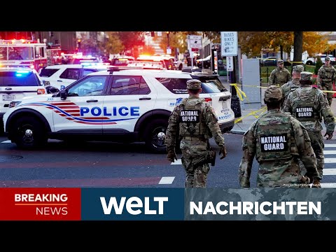 WASHINGTON: "Terrorakt!" Gezielter Angriff! Schütze sieht Soldaten und feuert sofort los! LIVESTREAM