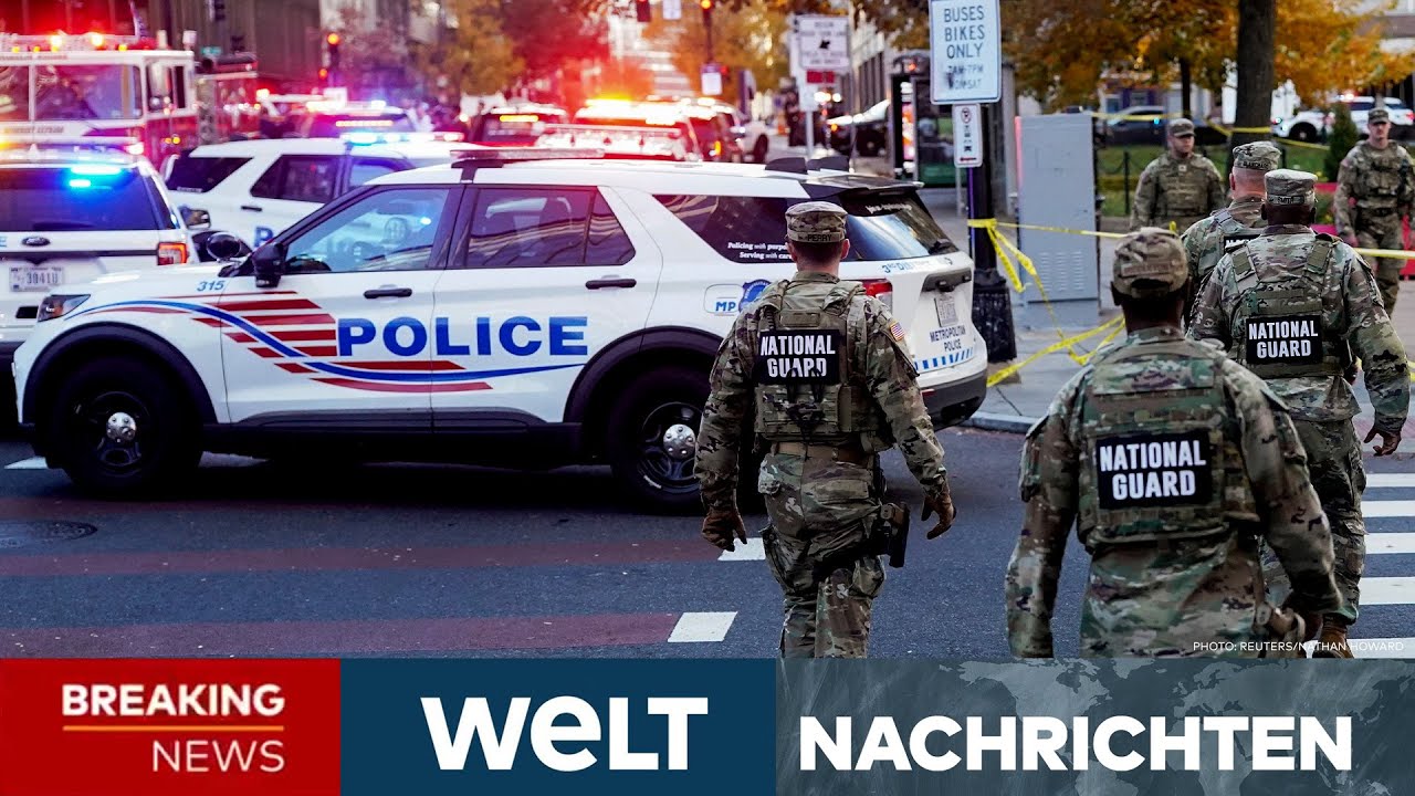 WASHINGTON: "Terrorakt!" Gezielter Angriff! Schütze sieht Soldaten und feuert sofort los! LIVESTREAM