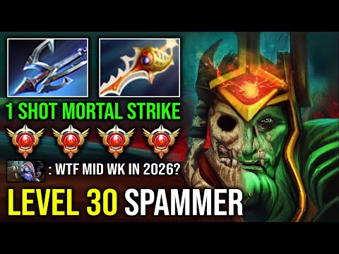 HOW TO SOLO MID WK IN 2026 Grand Master Spammer 1 Shot Mortal Strike Rapier Crit King Dota 2