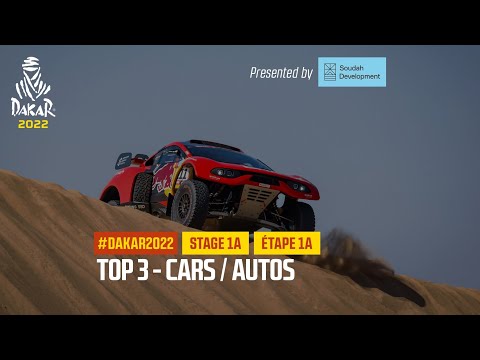 ダカールラリー2022 初日トップ3のハイライト動画