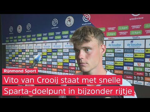 'MOOI wat ik heb geëvenaard!' | Sparta-aanvaller Vito van Crooij scoort snelste eredivisiegoal OOIT