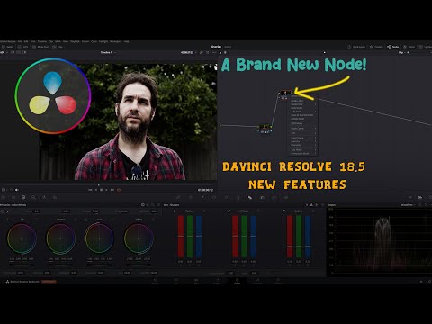 Davinci Resolve 18.5 - A brand new node to speed up your work flow (How to use it)