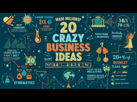 20 Best Crazy Business Ideas That Actually Made Millions! #CrazyBusinessIdeas, #EntrepreneurLife