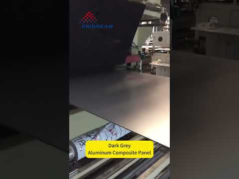 Dark Grey Aluminum Composite Panel Production Video