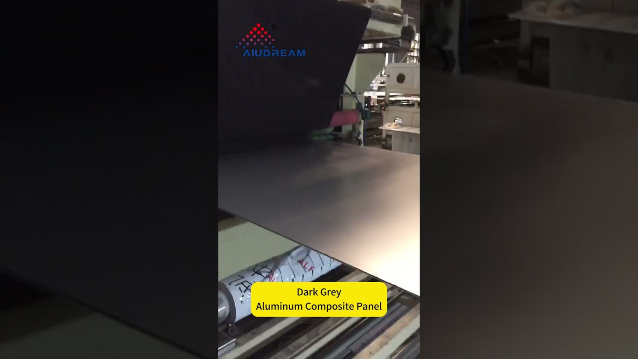 Dark Grey Aluminum Composite Panel Production Video