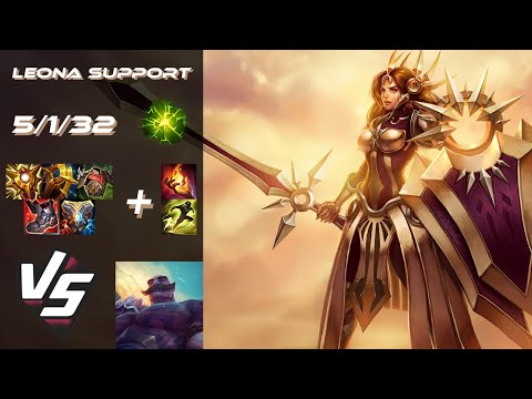 SUPPORT Leona vs Braum - EU Challenger Patch 25.S1.8