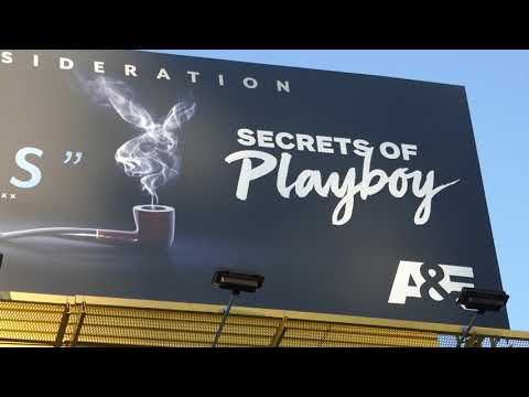 Secrets of Playboy Billboard Sunset Blvd Los Angeles California USA June 13, 2022