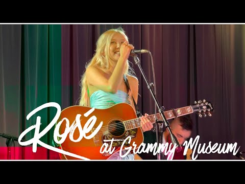 BLACKPINK ROSÉ Full Performance at the Grammy Museum LA 12-04-25