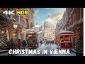 Vienna/Wien Rathausplatz Christmas Markets 2023 - European Christmas Market Walking Tour | 4K HDR