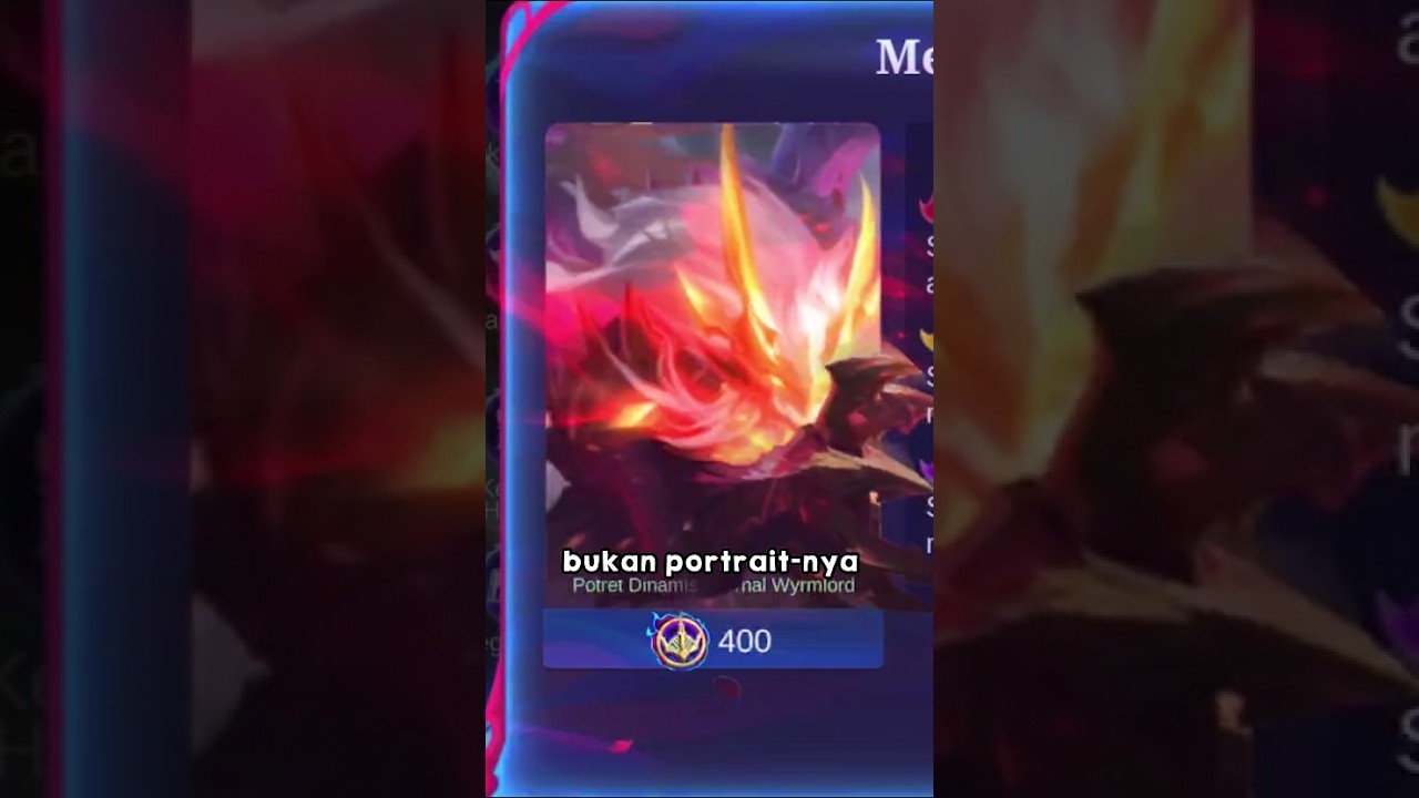 akhirnya fitur dynamic portrait konsepnya unik banget! portrait terkeren #mlbb #MLBBGoldenMonth