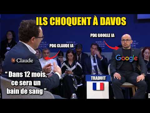 À Davos, les créateurs de l'IA font des aveux terrifiants