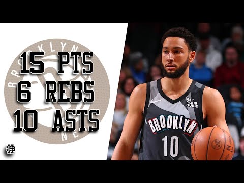 Ben Simmons 15 pts 6 rebs 10 asts vs Jazz 24/25 season