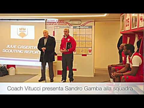 Coach Vitucci presenta Sandro Gamba alla Cimberio