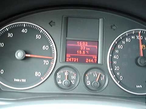 VW Golf V 1.4 TSI 140 hp 0-140 ESP off