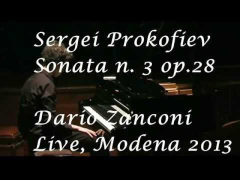 S. Prokofiev: Sonata n. 3 op.28 (Dario Zanconi, Live)