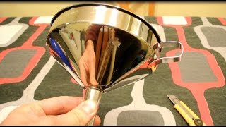 אנבוקסינג (Unboxing) משלוח עם משפך נירוסטה עם מסננת Funnel שרכשתי ב- AliExpress