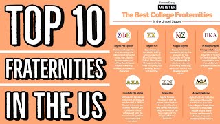 TOP 10 Best Fraternities in the UNITED STATES !