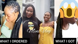 VLOG @ADAEZESSPACE advice to small youtubers /Braiding my hair in porthacourtEwoma Isaac