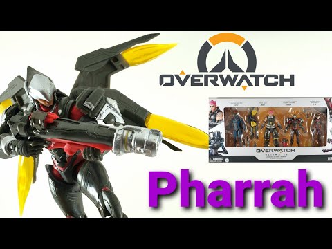 Hasbro Overwatch Ultimates Pharrah Carbon Series 4 Pack Action Figure Review Part 3