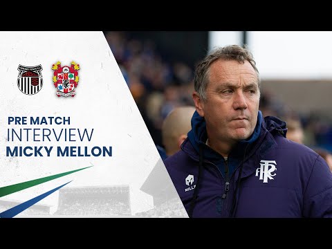 Pre Match | Micky Mellon (Grimsby Town)