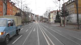 preview picture of video 'Straßenbahn Erfurt - Route 1'