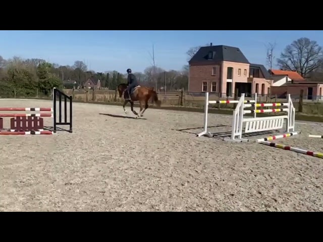 Jumping under the saddle