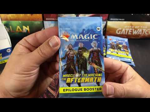Aftermath Epilogue Booster Box Full Opening Is It Safe Yet? Magic The Gathering March Of The Machine