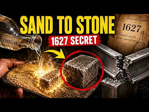 Turn Sand to Stone With Vinegar. Stronger Than Steel - Hidden Since 1627