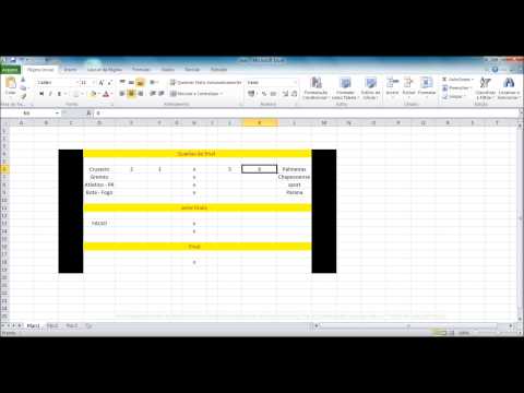 Como fazer um campeonato de Mata Mata no excel