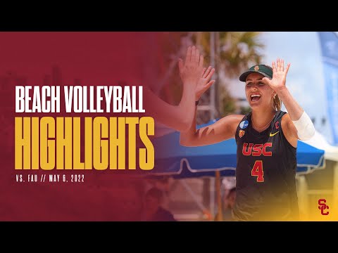 Women's Beach Volleyball NCAA Tournament: USC 3, FAU 0 - Highlights 5/6/22