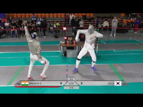 Plovdiv World Cup 2025 SMS - L16 - Karan Singh IND v Oh Sanguk KOR