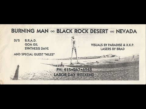 1992 Burning Man with Goa Gil, Ariane, B.R.A.D., Friends and Family