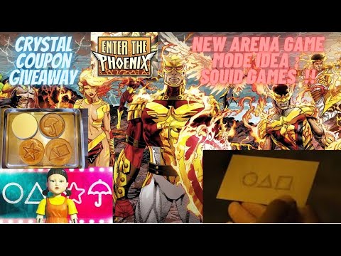 CRYSTAL COUPONS GIVEAWAY - WHAT IF ? SQUID GAMES IN Marvel Future Fight - ARENA GAME MODE IDEA !