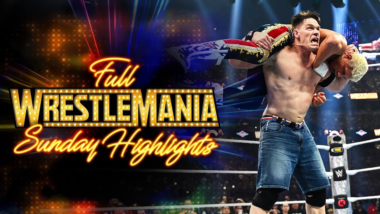 Full WrestleMania 41 Sunday highlights