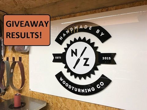 MY NEW WOODTURNING WORKSHOP! & GIVEAWAY RESULTS!