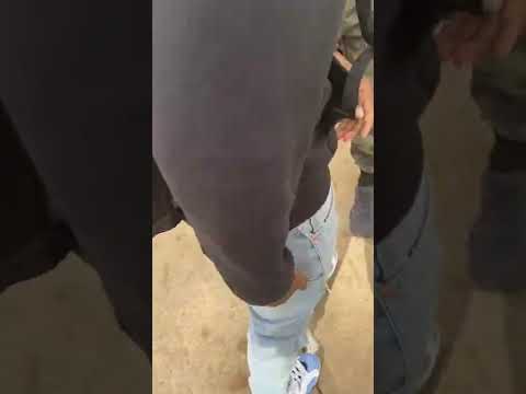 Kid get purple jean tag ripped off😂#highschool #connecticut #shorts #kingcid #prank #publicreaction